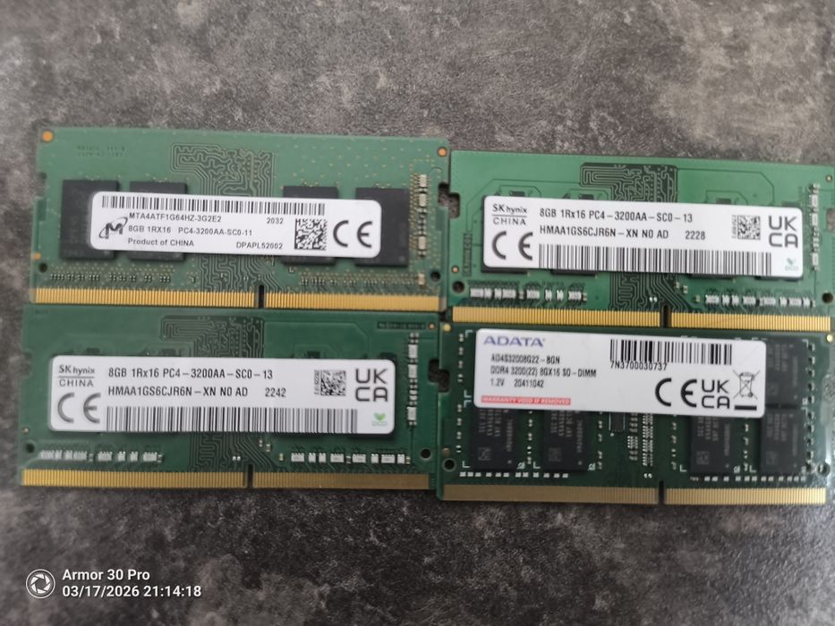 RAM DDR4 3200Hz 8GB