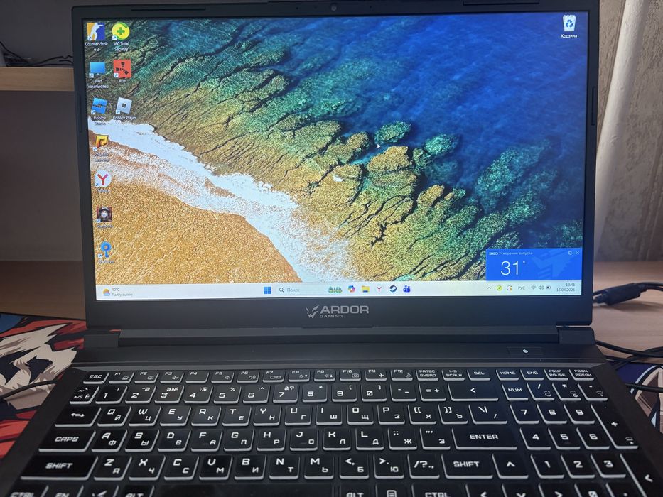 игровой ноутбук Ardor gaming