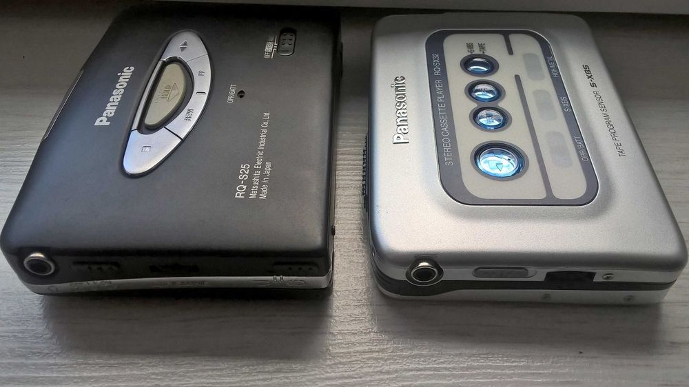 walkman PANASONIC RQ-S25 si RQ-SX32 colectie vintage caseta functionale electric