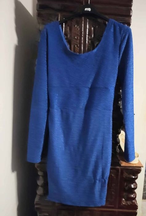 Rochie albastră scurtă