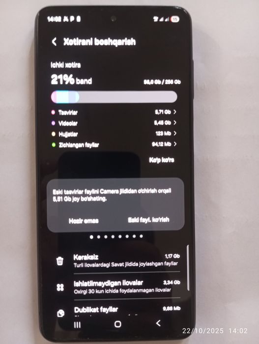 Samsung Galaxsy F54 telefoni 8/256