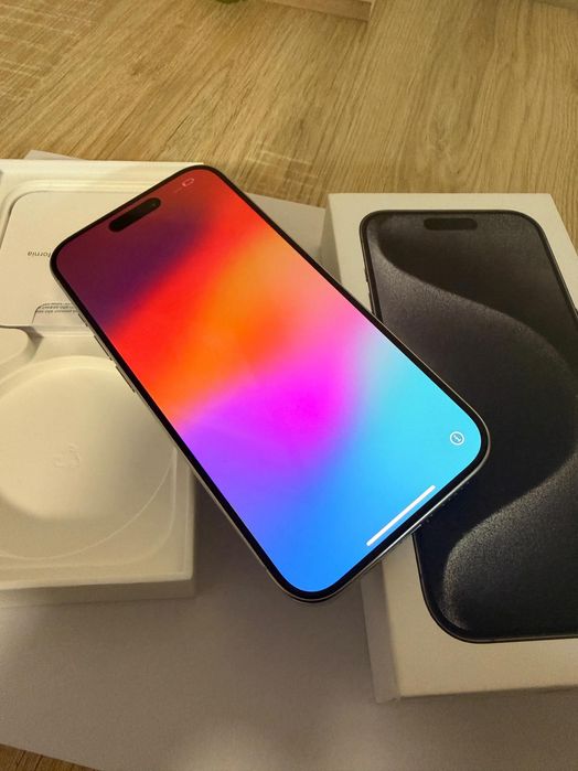 Iphone 15 pro nou alb 256gb