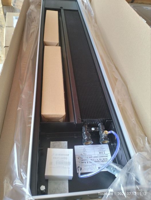 Внутрипольный конвектор с принудительной конвекцией ISOTERM