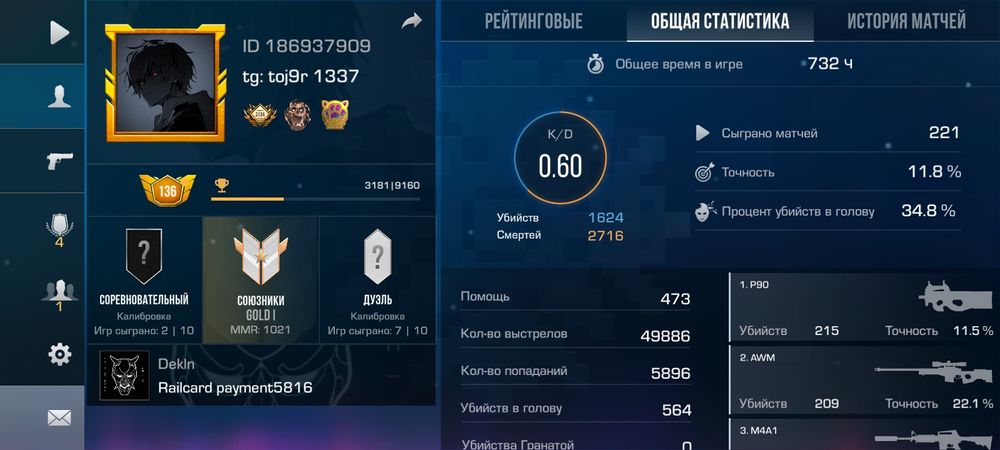 Аккаунт стандофф продаю