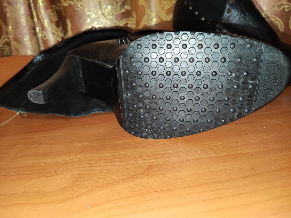 Сапоги 40р, зимние,замша