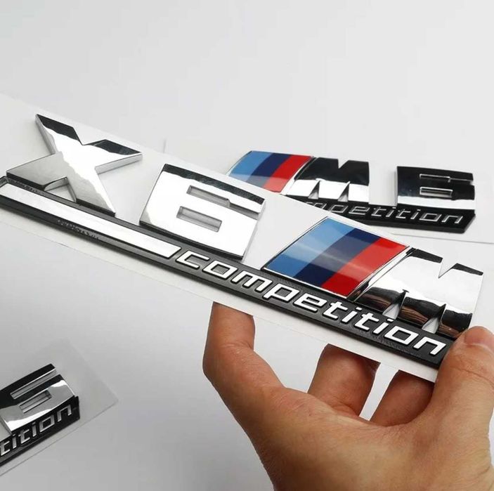 Emblema X6M Competition Embleme BMW stema sigla sticker logo ornament
