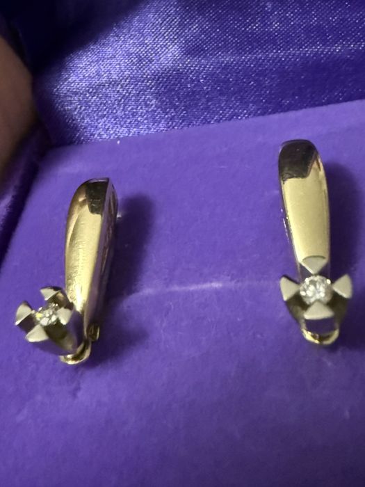 Бриллиантовые серьги