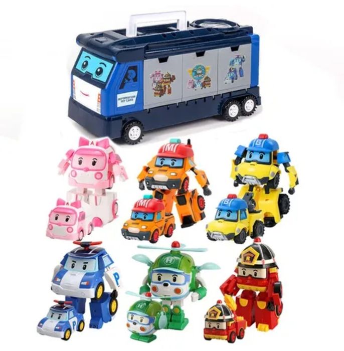Игрушки Робокар Поли с базой