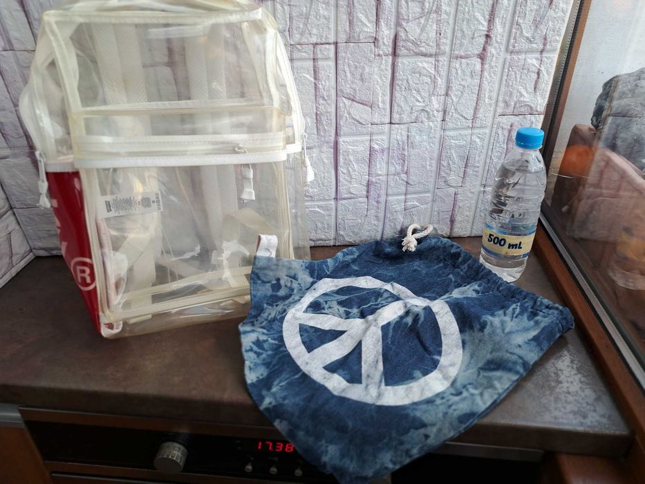 прозрачна ПВС раница Levi's