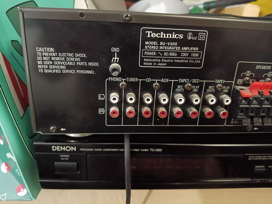 Стерео усилвател Technics SU-V300 – перфектен звук и отлично състояние