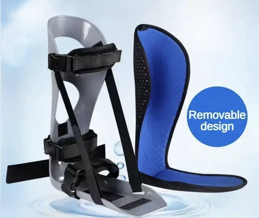 пластиковый гипс для ноги ортез лангет