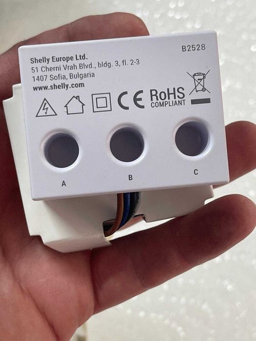 Shelly 3EM-63W Gen3, contor de energie cu WiFi pentru sisteme trifazate sau monofazate, compatibil cu sistemele fotovoltaice, nu necesită hub