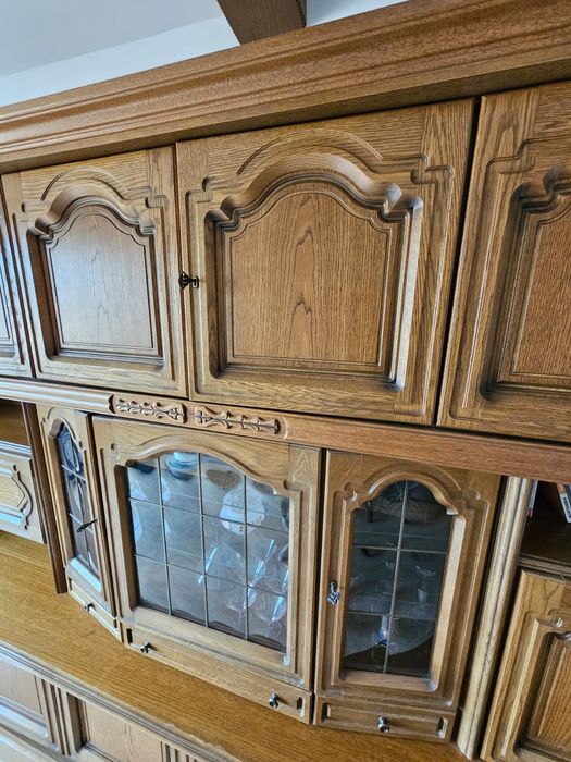 Mobila sufragerie / living / bibliotecă lemn masiv