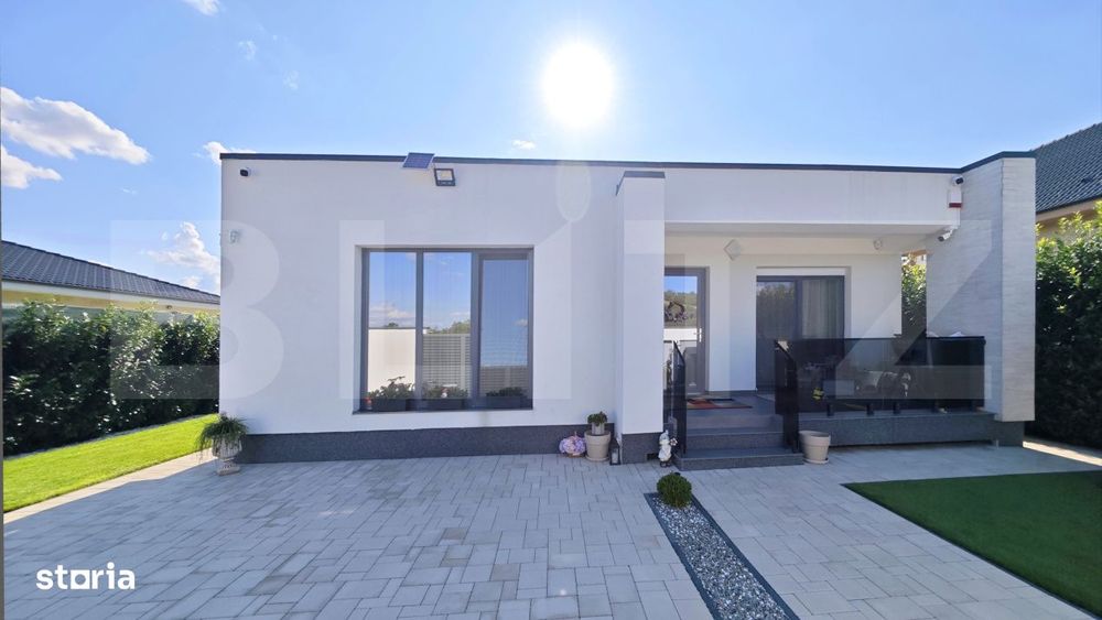 Casa mediteraneana cu piscina incalzita | Podgoria | 120 mp utili | Te