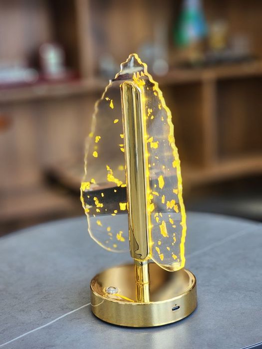 Настольная LED-лампа «Золотой лист»