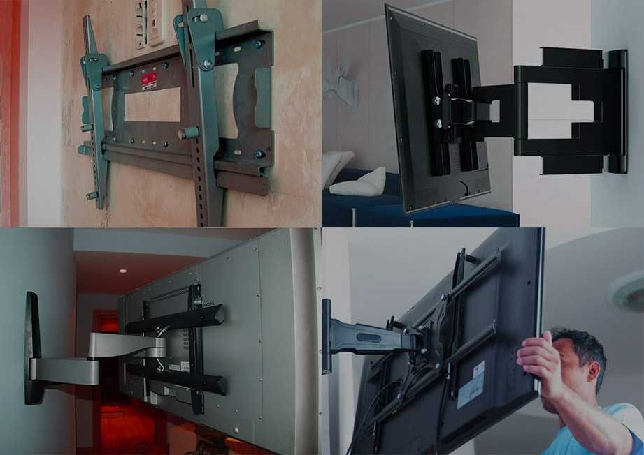 Установка телевизоров монтаж на стену по низкой цене звоните!!