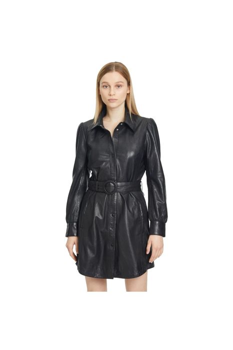 Rochie de Piele Dama Gipsy Neagra GWLygia