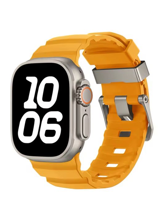 Curea Soft Silicon Lata Compatibila Ceas Apple Watch Husa Folie