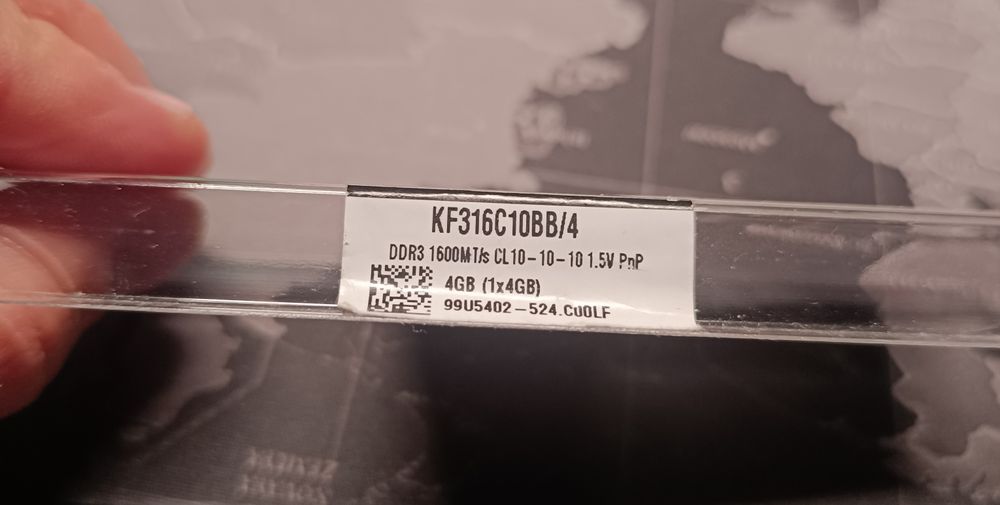 Kingston FURY Beast 4GB DDR3 – RAM gaming pentru PC cu socket AM3 / LGA1155