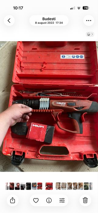 PiTol de batut cuie Hilti