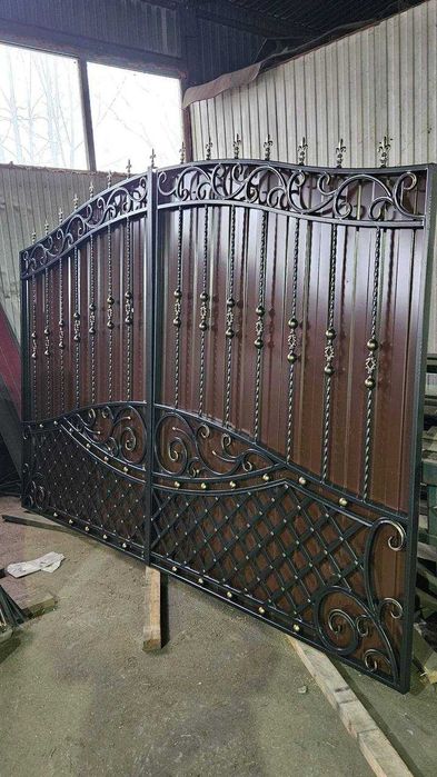 Металлические Железные Ворота, Temir darvoza, Naves, Навесы, Решетка