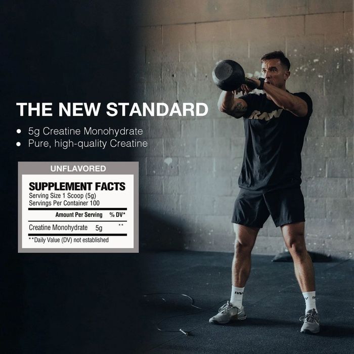 Креатин Моногидрат 510 гр/ 100 порций RAW Creatine Monohydrate