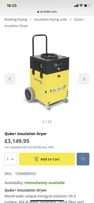 Влагоуловител  Trotec Qube