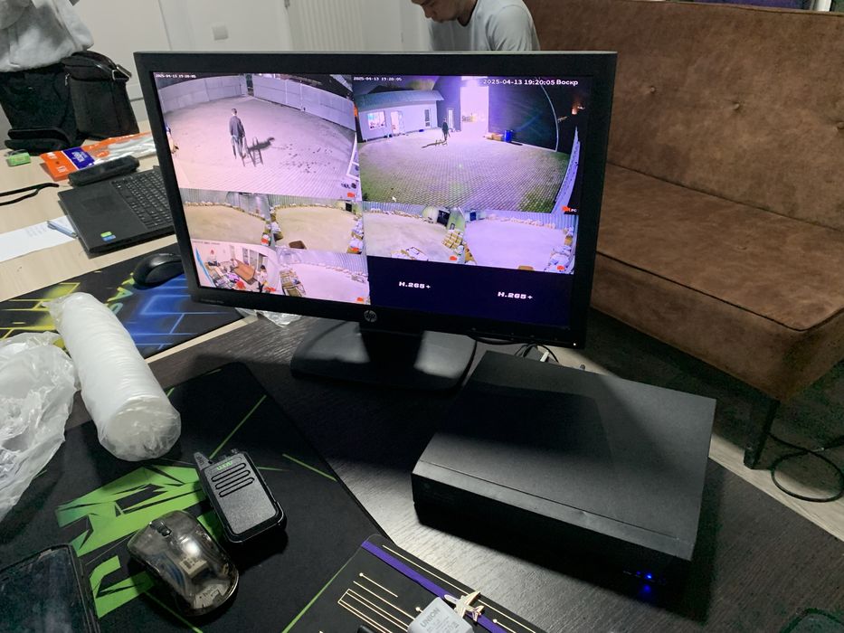 Видеонаблюдение установка