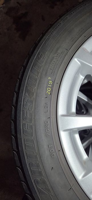 BMW ДЖАНТИ СЪС ЛЕТНИ ГУМИ 205/60/16 7J ET315x120 ЦО70 ДОТ 2619