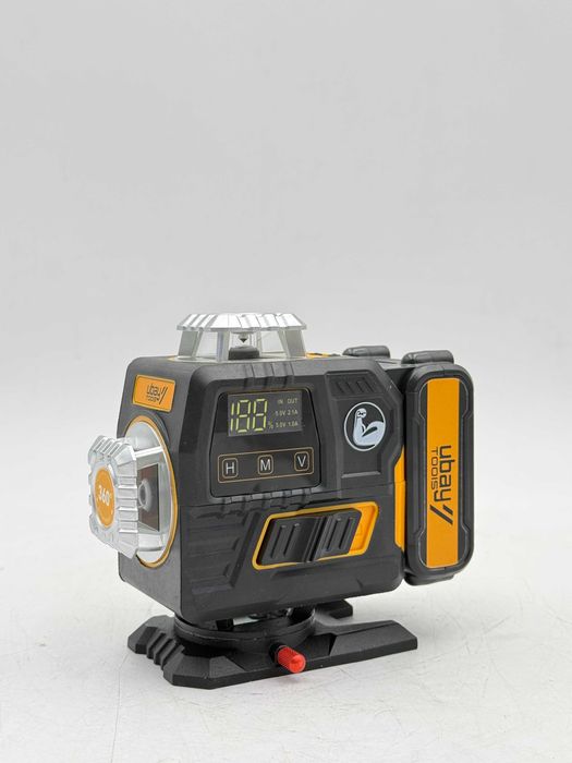 Лазерный уровень Ubay UB-4C, Аккумулятор 3600 mAh (2 шт), Пульт, Очки