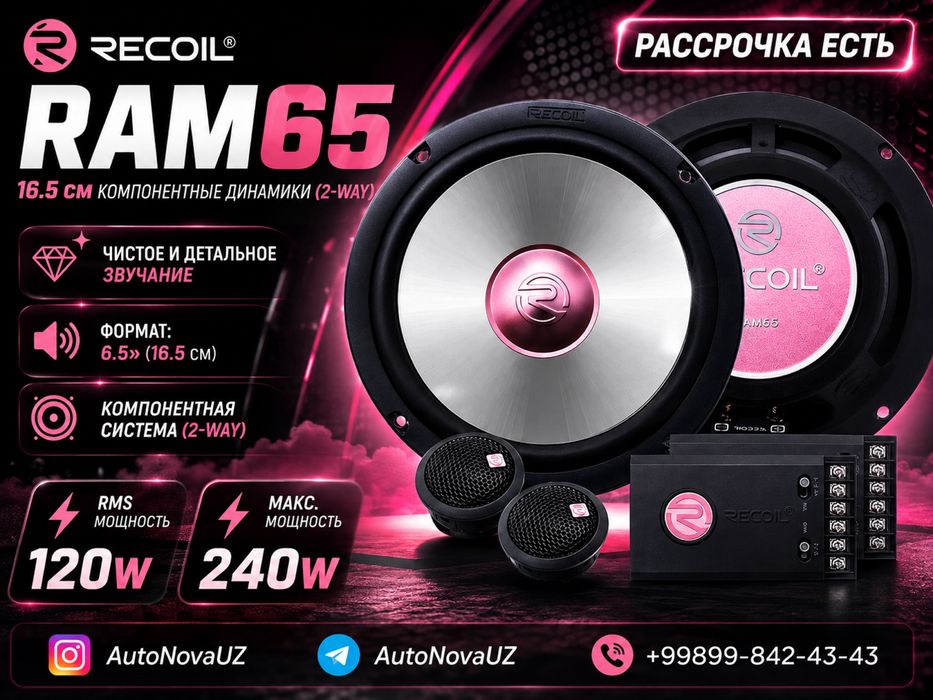Teyes by RECOIL Динамик RAM65 16см 120Вт Naqd Nasiya
