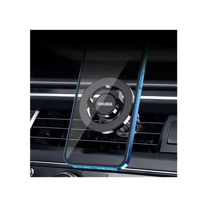 Suport Auto MagSafe, montaj Ventilatie, 360°, Magnetic Ring, PullClip