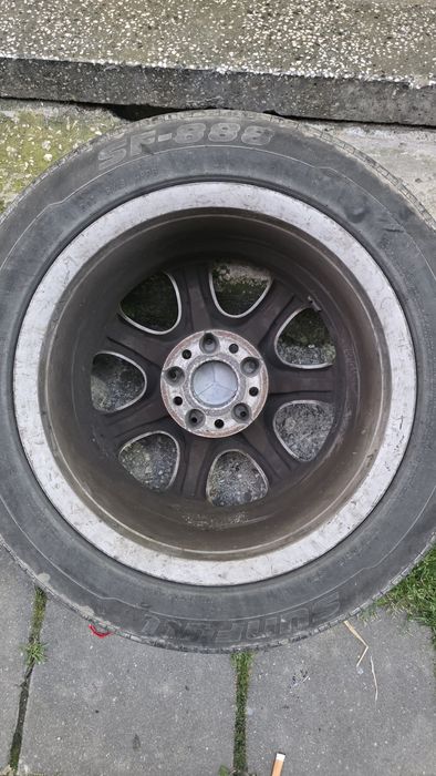 Оригинални джанти зa Мерцедес/Mercedes 16" 5x112 - 6.5J ET32 с гуми (2 зимни + 2 летни)
