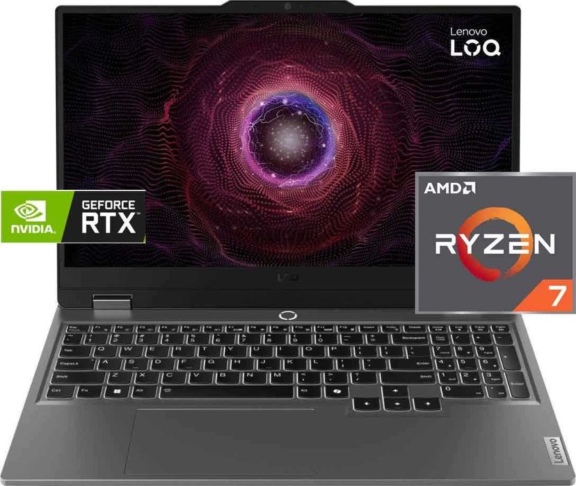 Ноутбук Lenovo LOQ 15ARP9, Ryzen 7 7435HS, RTX 4060 8GB, holati IDEAL
