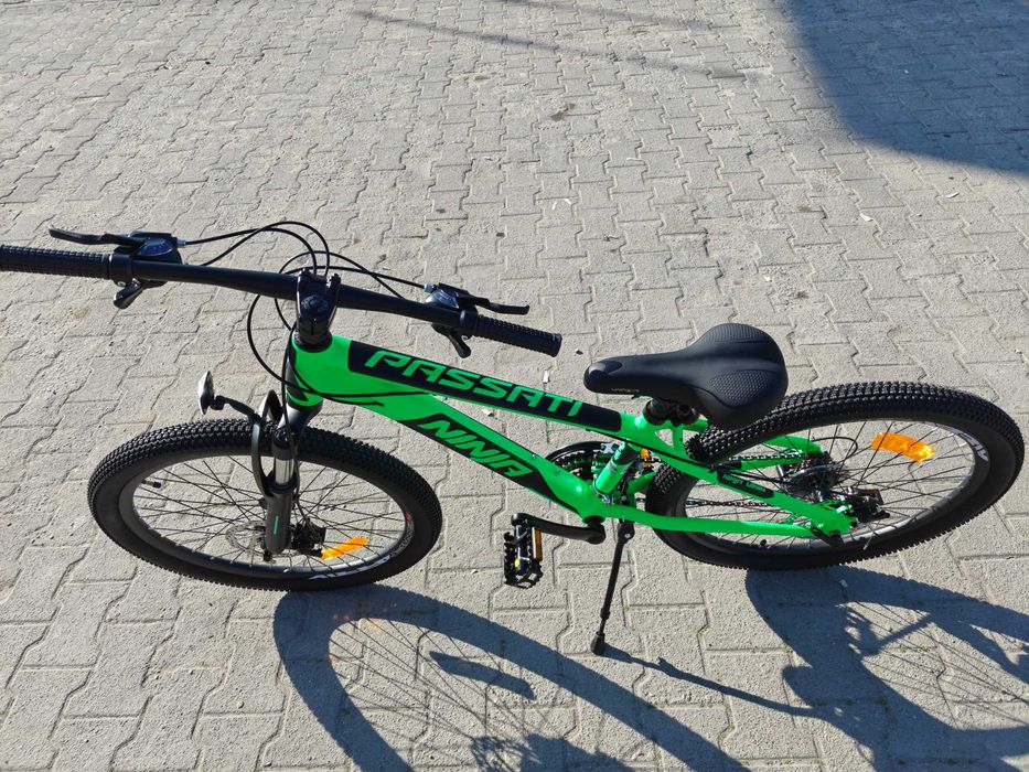 BG Алуминиев велосипед 24" NINJA зелен