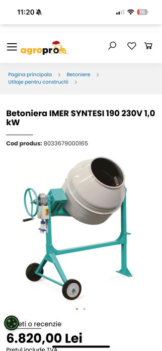 Betoniera imer syntezi 190