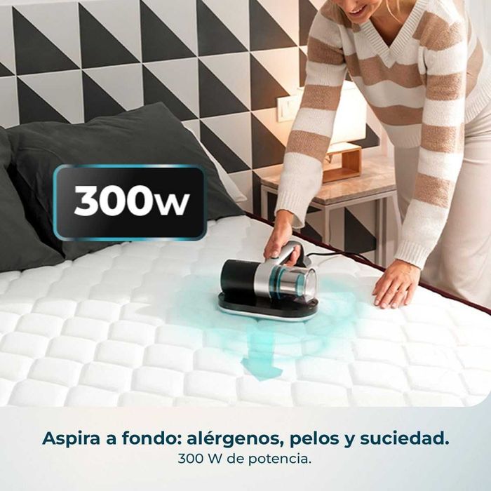 Cecotec Ръчна прахосмукачка за матраци и тапицерии,улавя алергените