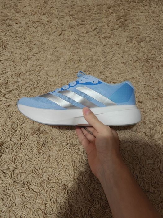 Adidași de alergat Adidas Evo SL albaștri