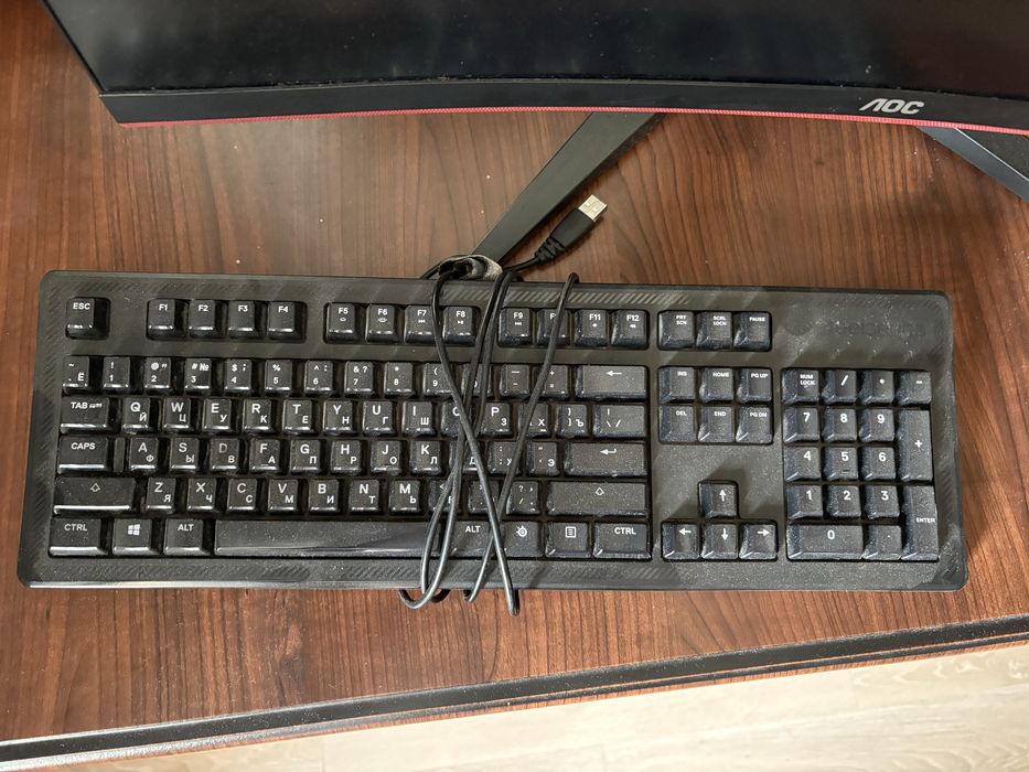 Клавиатура проводная Steelseries Apex 100