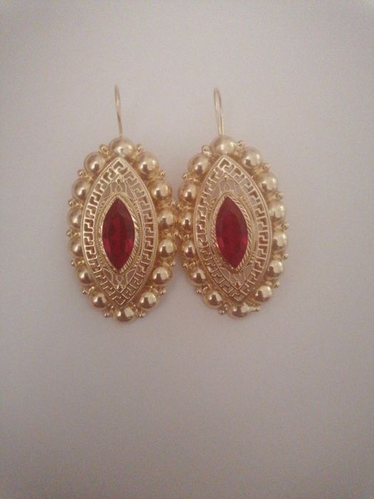 Vand cerecei de aur 14k