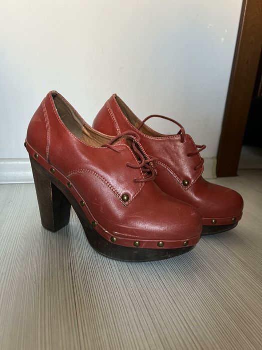 Обувки, сандали естествена кожа