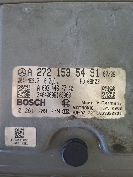 Компютър за mercedes w204 c300  272 преди фейса