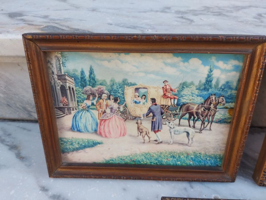 Set de 3 tablouri vechi