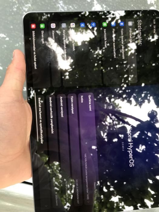 xiomi pad 7pro 12ga 512 tali qirilgan chizilgan joyi yo