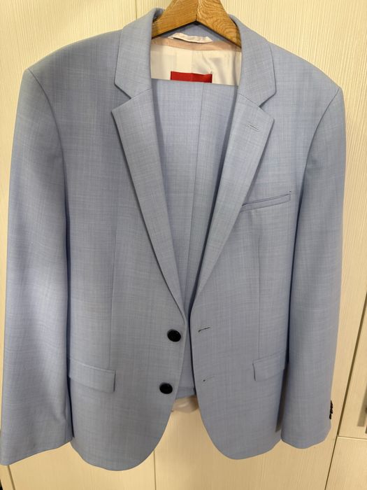 Costum HUGO bleu – Sacou + Pantaloni – Mărimea 46