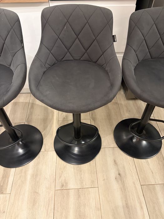 Scaune reglabile de bar | 4 bucati