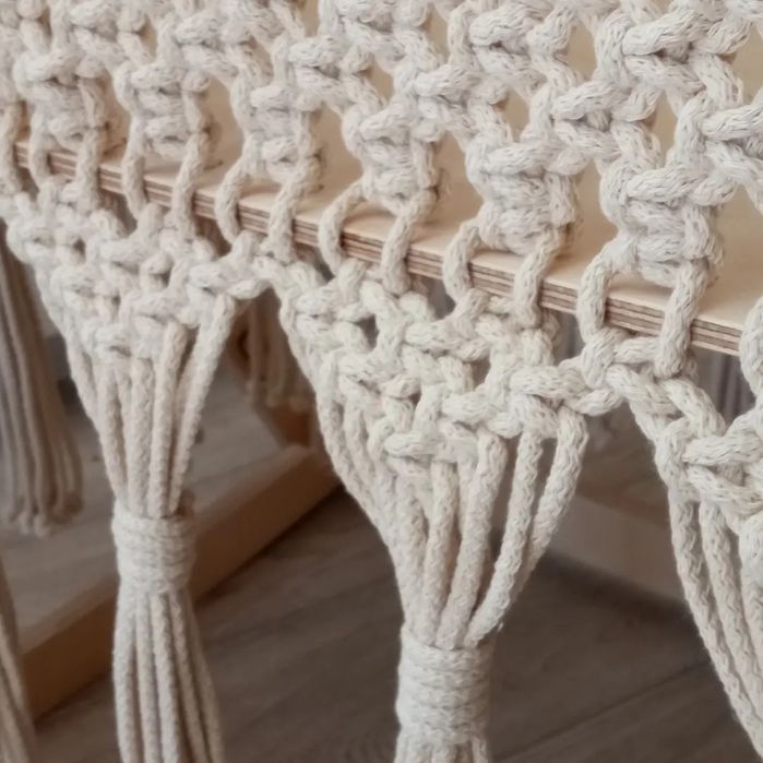 Колыбель, в стиле техника макраме