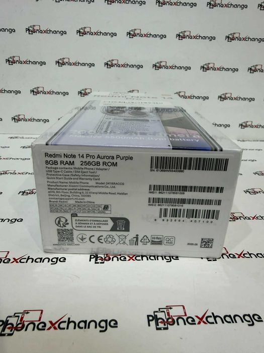 Redmi Note 14 Pro 5G Aurora Purple 256/8GB Sigilat