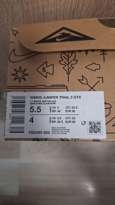 Маратонки Nike Juniper 2 GTX (Gore-tex) 36 (22.5см)