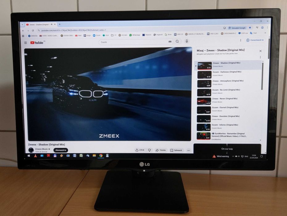 Monitor LG IPS Led 27 inchi model 27MP57VQ in stare foarte buna